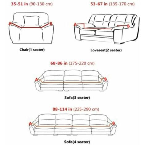 Trykt Sofa Betræk, Universal Sofa Betræk til Armstol/1-Sæders Sofa/Sofa/Queen Sofa, Møbelbeskytter (Grøn Blomst)-