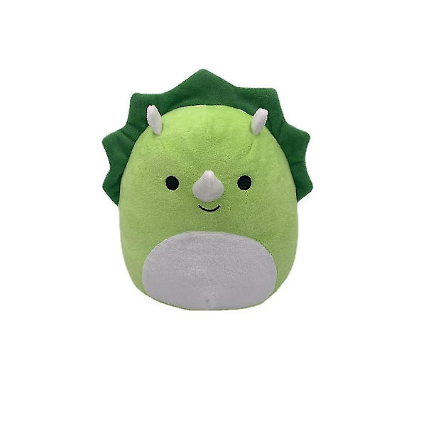 Triceratops söpö lasten plusslelu green