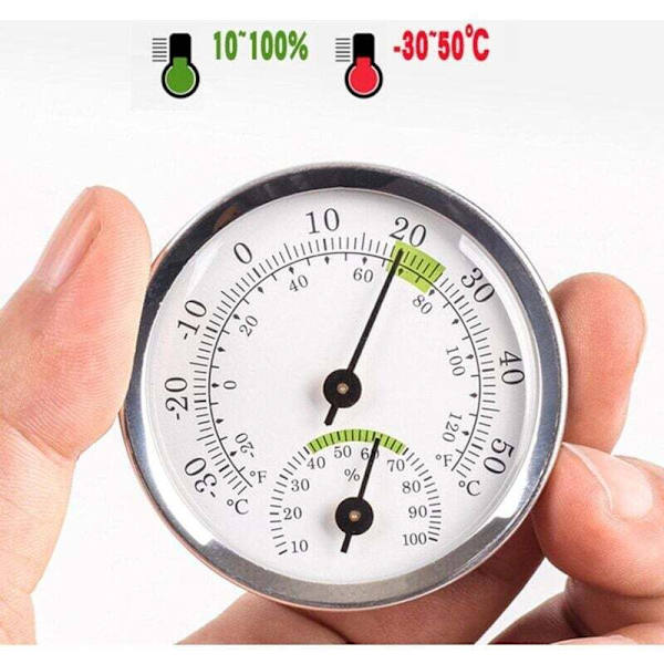 Ulisem Hygrometer Termometer, Indendørs og Udendørs Termometer, Fugtighedssensor, Indendørs Termometer