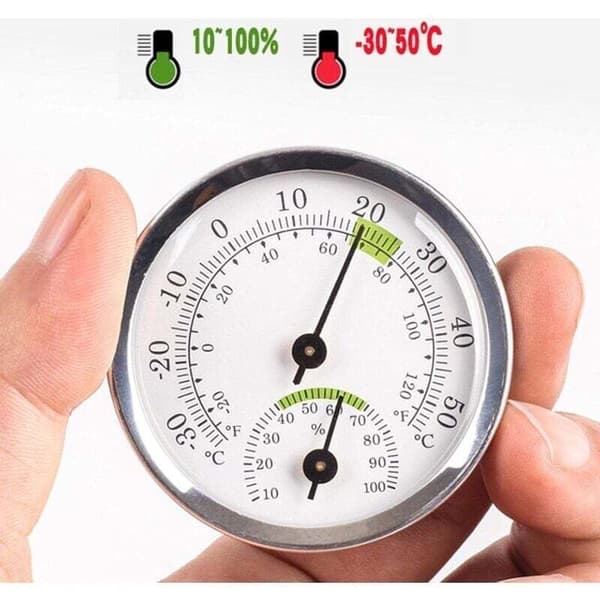 Ulisem Hygrometer Termometer, Inomhus- och Utomhustermometer, Fuktighetssensor, Inomhustermometer