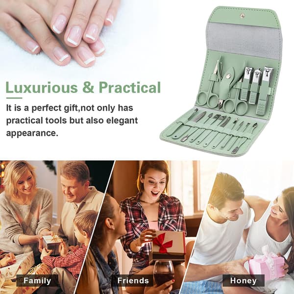 1 stk Manicure Pedicure Sæt - Professionel Negleklipper Rustfri