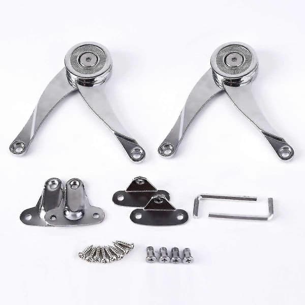 2 st Skåpmöbler Dörrlyft - Fällbart lockstöd Gångjärn Buffertdämpare 75/90/100(205mm)