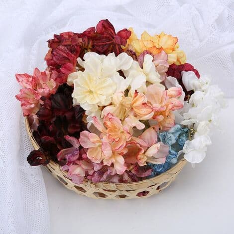 12 stk. Kunstige Blomster Simulering Til DIY Dekoration Bryllup Fest Bold