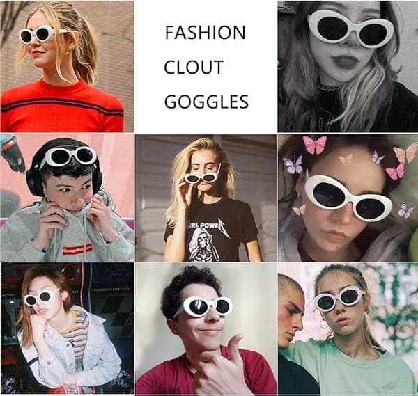 1 kpl Retro-Aurinkolasit Unisex - Soikeat Aurinkolasit