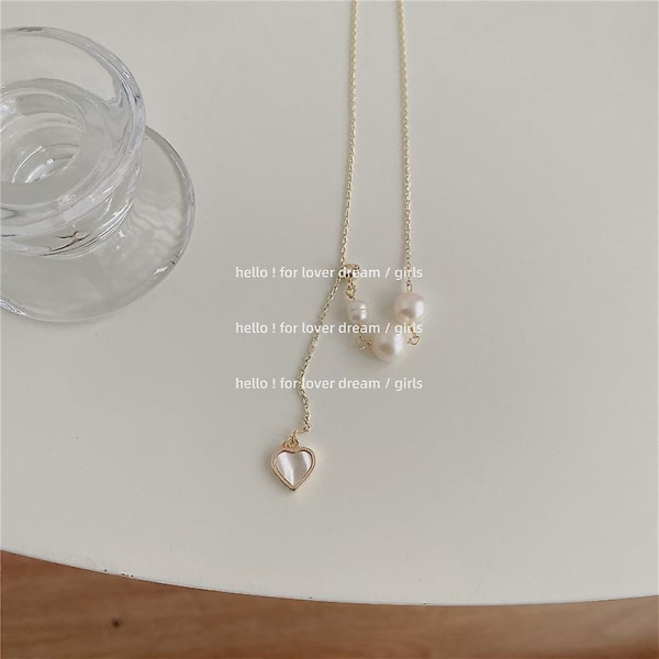 Halsband Pearl Shell Modesmycken Ac1677