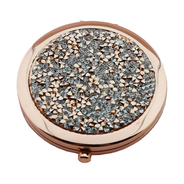 Sminkspegel Mini Mix Diamond Makeup Spegel Vikbar Mini Fick Spegel Bärbar Handspegel - För Kvinnor Flickor Present