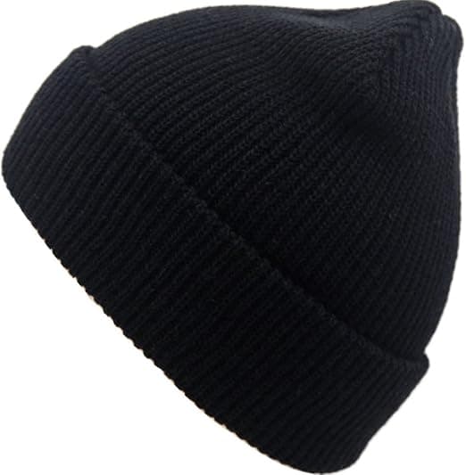 Slouchy Beanie-mössa Vinter Stickad Mjuk Varma Skidmössa
