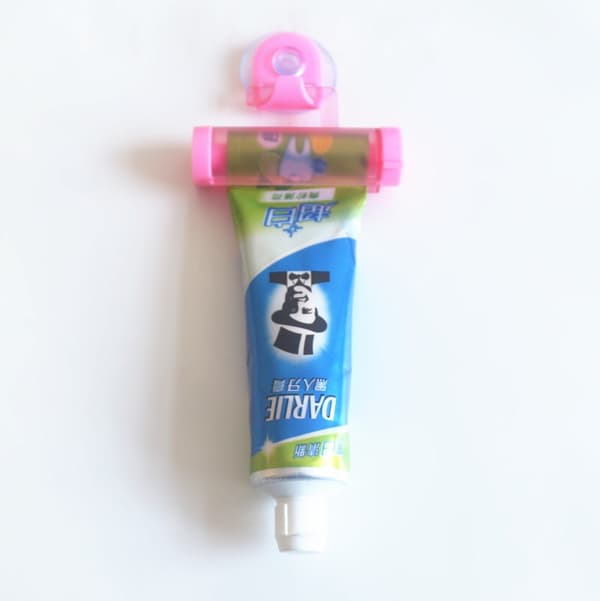 5 rullende tannkremdispenser-tuber Squeezer sugekopp