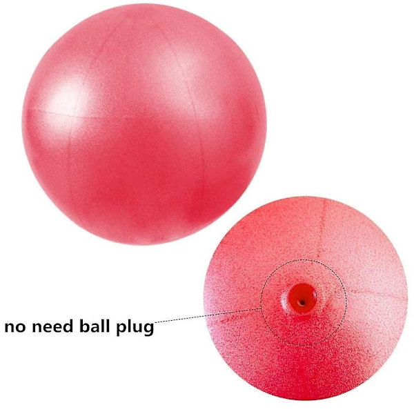 Träningsbollar för kvinnor, mini yogaboll, små stabilitetsbollar, fitnessutrustning för gym Silver