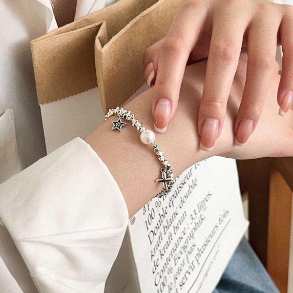 Armband 925 Silver Smycken Pärla Mode Smycken Ac8167