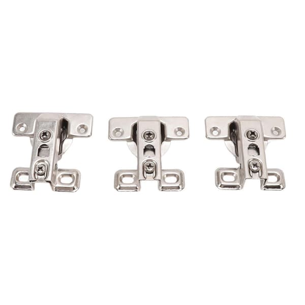 Foldbare Hængsler Sæt 3 stk. Zinklegering 180 Grader Kort Arm Hardware til Skabsdør Bord Garderobe