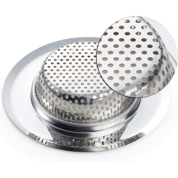3-pack Stora Perforerade Köksho Strainer Avfallssil Hårfälla Kökstillbehör För Köket