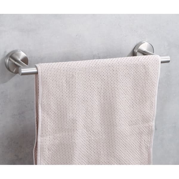 40 cm vægmonteret badehåndklædestang, rustfrit stål, mat finish