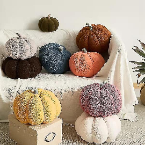 Plush Pumpa Kudde, Halloween Pumpa Fylld Leksak Pumpa För Heminredning 20cm