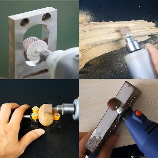 20 stk. slibeskive, 80 grit slibepapir slibeskive til Dremel roterende værktøjer