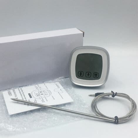 Digital kötttermometer för bakning, grillning med 1 sonder och en timer