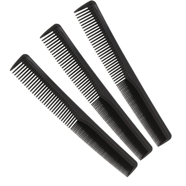 3-pack Damkammare med Dubbla Funktioner för Långt Hår