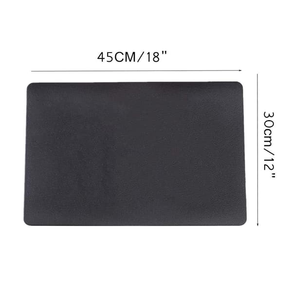 45×30cm (Svart)-Brikker, Sett med 4 Vaskbare Vanntette