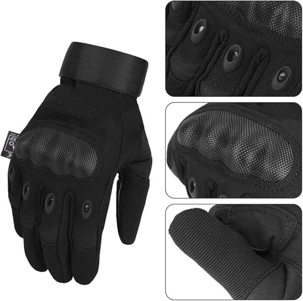 Motorcykelhandskar Hel Finger Touch Screen Motorcykelhandske CE
