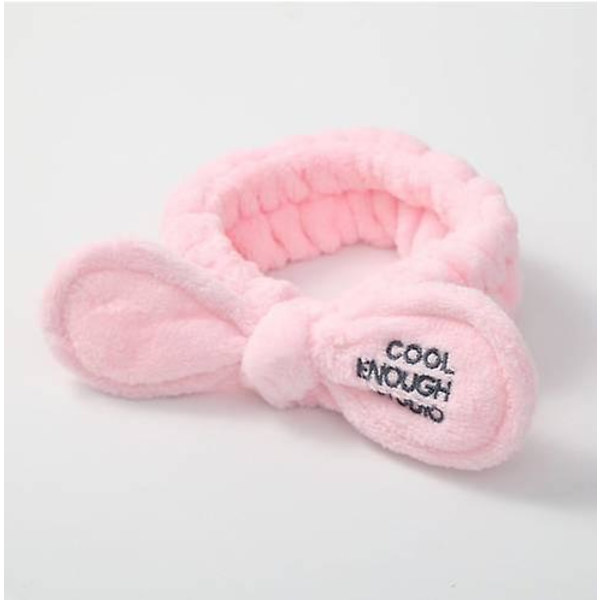Sööt Plüüsh Päähäntä, Sööt Jänis Kõrvad Elastne Päähäntä Näopesuks, Tüdrukute Juuksed Plush ball grey