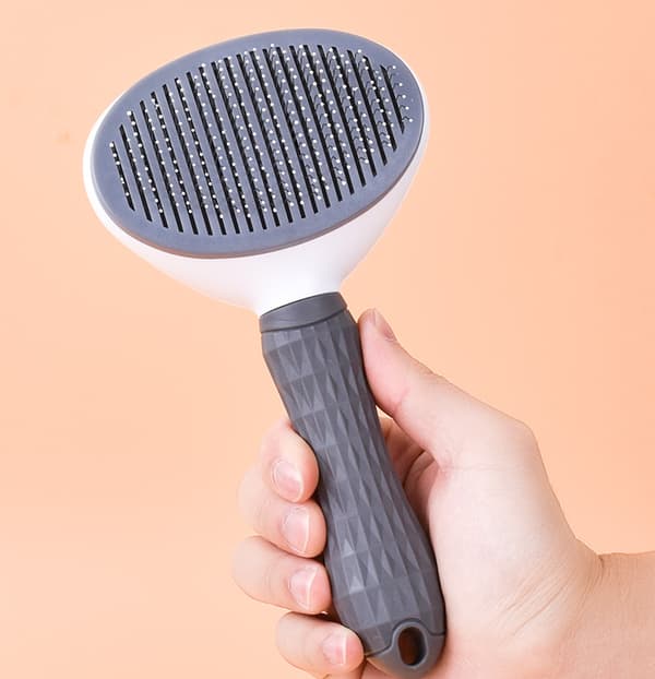 Kæledyrsrenseværktøj Kæmningsartefakt Enkeltknaps-epilator Rundt Hoved Grå