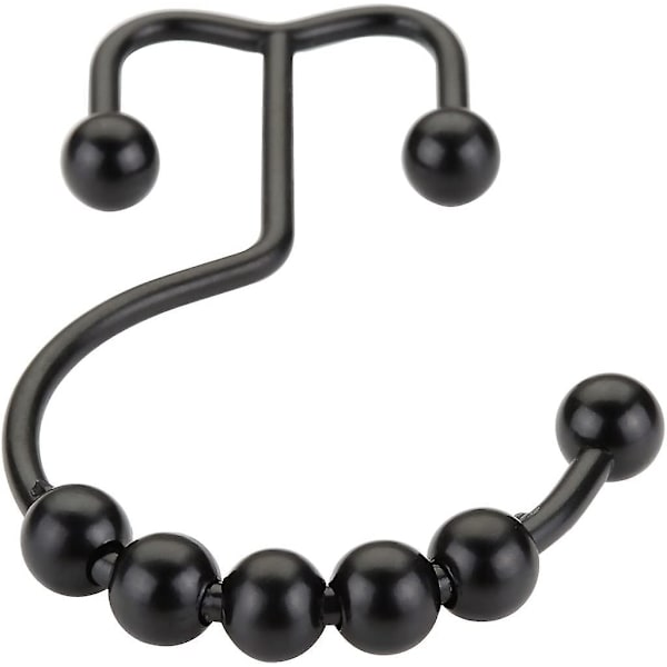 12 Rustfrie Bruse-Ringe, Rustfri Metal Bruseforhængsringe