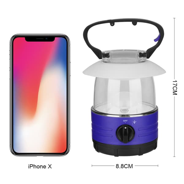 1 stk Multifunksjonell USB-ladbare LED-lommelykt campingtelt