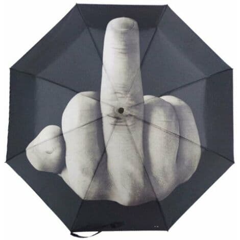 Sort Nyhed Langfinger Design Cool Mode Paraply