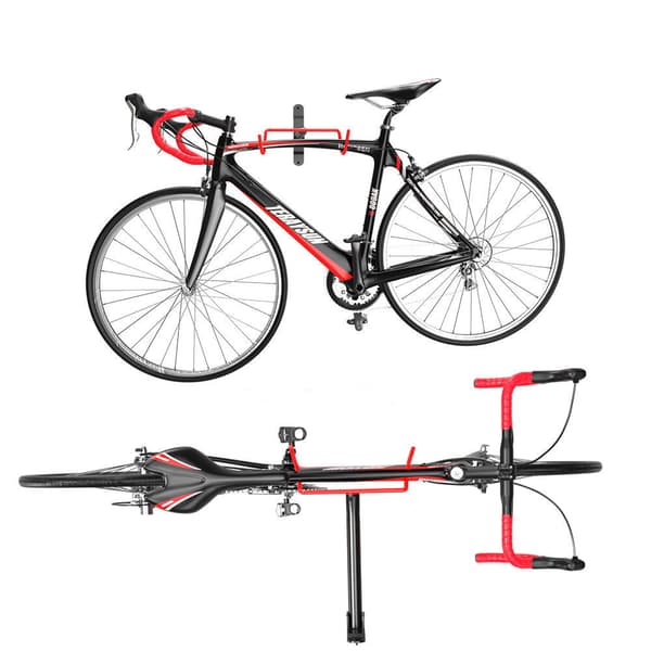 Metallisk Väggfäste för Cykel - Vikbart Cykelställ - Platsbesparande Cykel