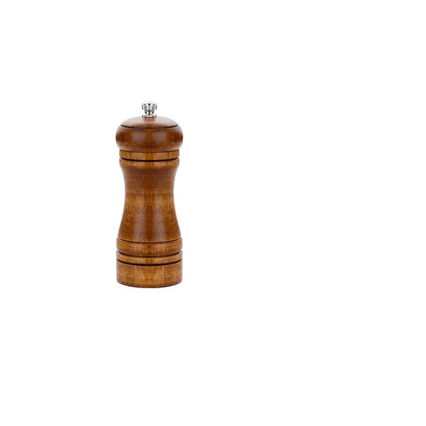 Manuell pepperkvern i tre for svart pepperkvern (liten eik 14 cm)