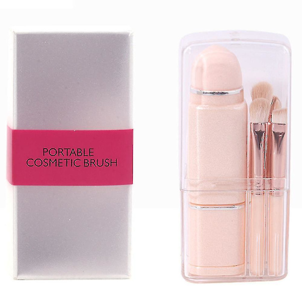 Style 4 Resesminkborstar, Mini Makeup Brush Set