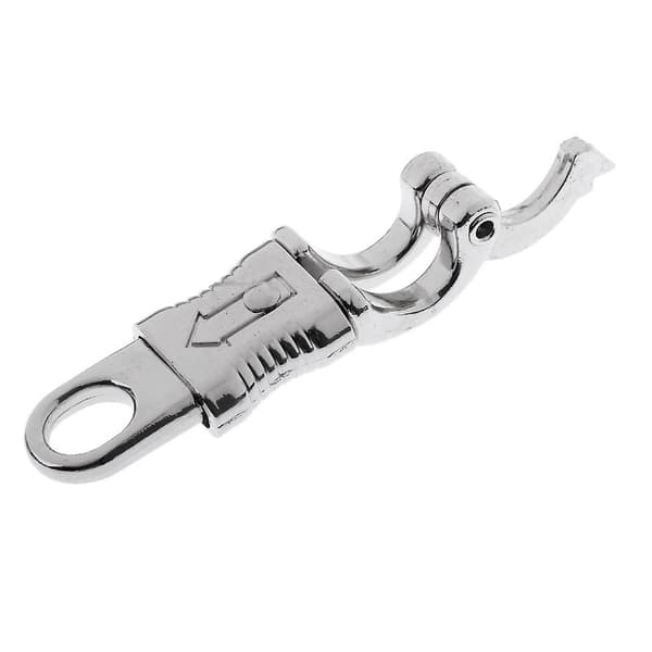 4x Premium kvalitet 100mm sinklegering hesteutstyr panikkrok/hurtigutløserklemme