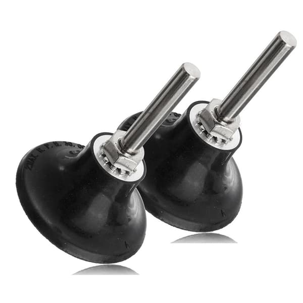 2 stk. Roll-Lock slipeskiveholder 2\" Roll-Lock slipepute med 1/4\" skaft hurtigskifteadapter