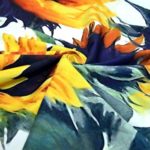 Gul Solrosväv Blommande Solros Väggkonst Väggbonad Levande Natur Blomma Väggbonad Boho Bomull Hippie Väggduk/Meditation Yoga Matta (