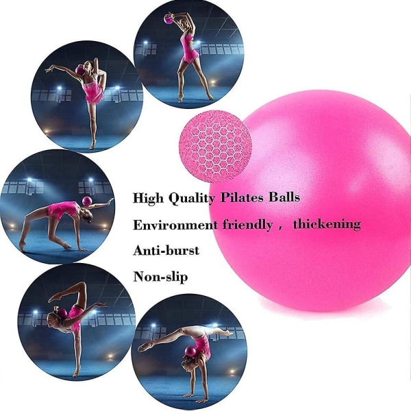 Mini Jooga Inflator -harjoituspallo harjoitteluun Fitness Vakaus Fysioterapia Fitness Purple