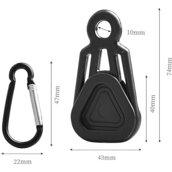 Tarp Klemmer - Robust Vindtæt Markiseklemmer, Håndtag Klemme - Teltspænde Tilbehør Til Camping, Presenninger, Campingvogn, Have Skygge