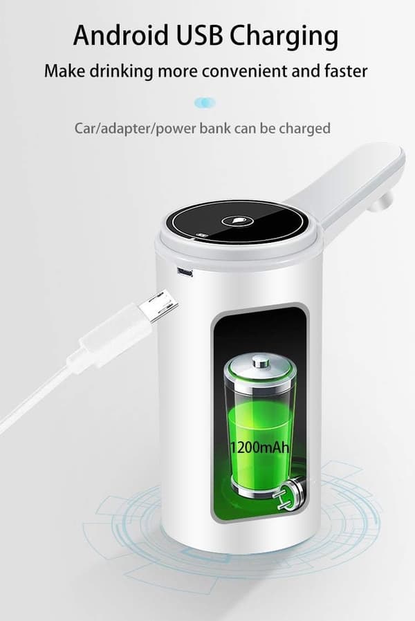 Automatisk vattenpump, USB-laddningsdispenser