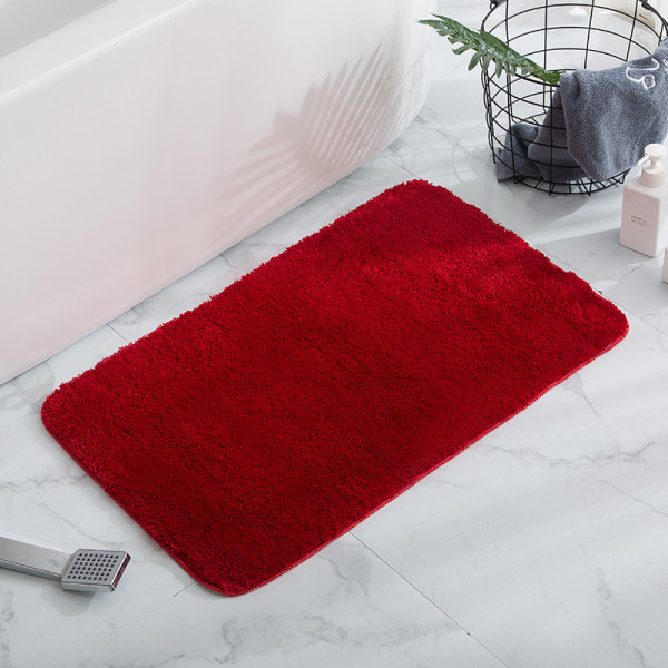 Golvmattor, dörrmattor, halkfria absorberande mattor för badrum, entrématta för hem (röd, 40*120cm),