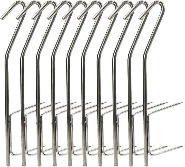 10 stk. røgelsekroge til grillrygere