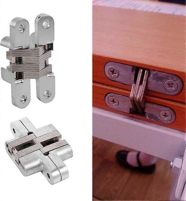 2-pak Zinklegering Skjulte Hængsler 94mm