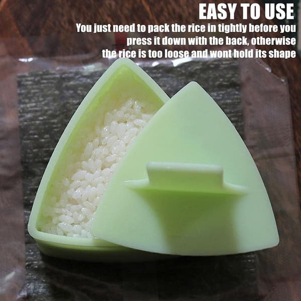 1 Stykke Triangulær Onigiri-form Sushi-form, Onigiri-form, Sushi