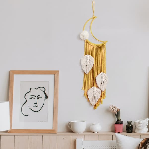 Månekvast Gobelin Blød Indretning 20*75cm