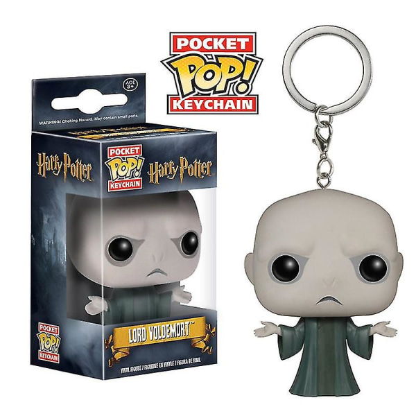 Harry Potter Nøkkelring Filmfigur Samleobjekt Tegneserie Veske Nøkkelring Henger Veske Ornament Gave Voldemort