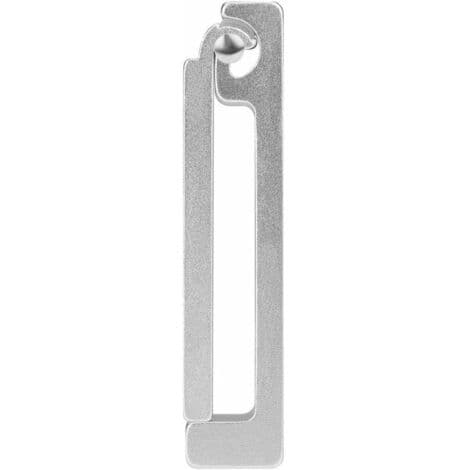 4 st vikbara krokar Fällbar klädhängare krok för kläder Badrum (Silver)