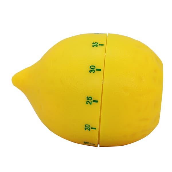 1 st (Citron) Formad Mekanisk Timer Frukt och grönsakstid