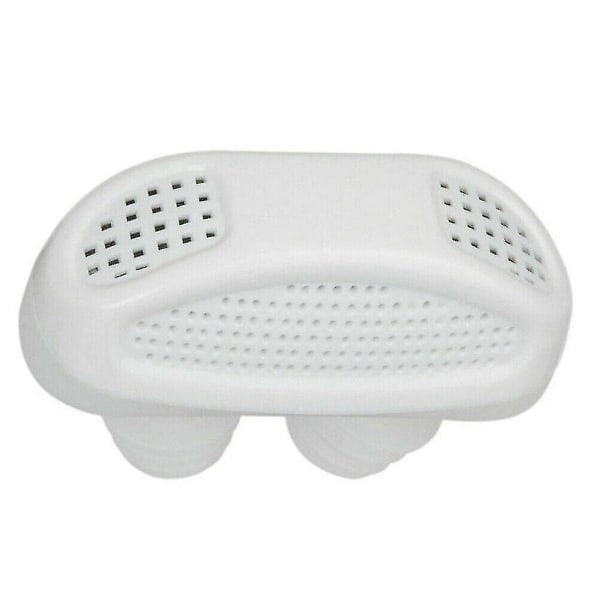 Micro Cpap Anti Snoring Elektronisk enhet för sömnapné Stoppa Snarkhjälp Stopper Hjälpmedel Stoppare Luftrenare Filter white
