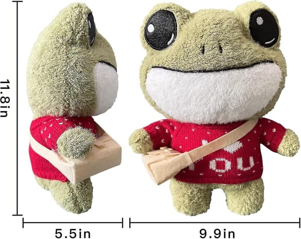 Plush Giant Frog Pehmolelu, 29 Tuumaa Suuri A Green-d