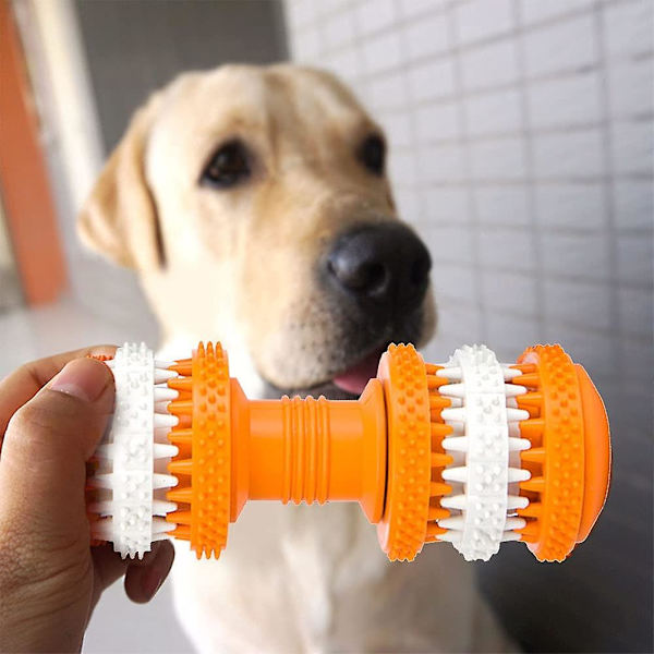 Hundleksak Odestrukterbar Hundtugg Leksak Naturligt Gummi Hundleksak Interaktiv Hundmat Dispenser Leksak För Mellanstora Och Små Hundar Rengöring Av Tänder.