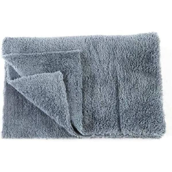 6-pack Edgeless Mikrofiberduk för Bilar, Snabbtorkande, Återanvändbar för Rengöring, Polering 450gsm 40x40cm (Grå)