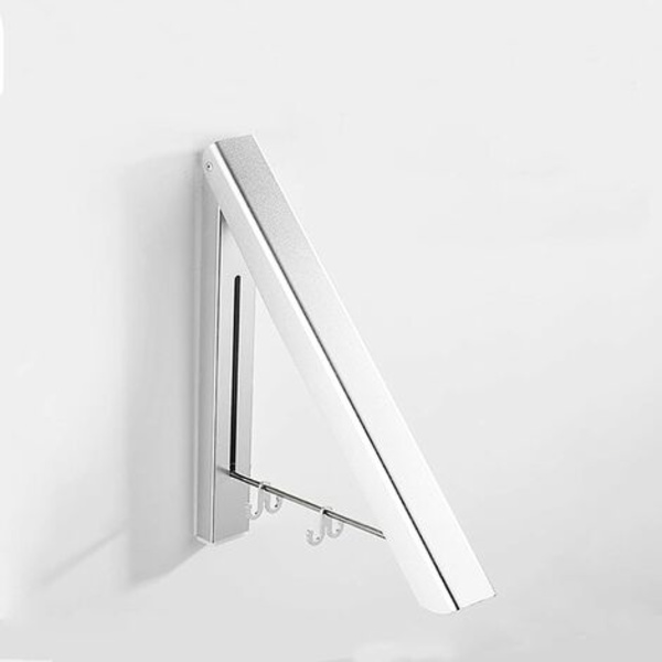 1pc Retractable Clothes Rack-Laundry Room Wall Mounted Drying Rack Foldable Clothes Hanger